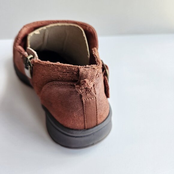 BZees LifeStride Get Going Size 8.5W Brown Slip-On Flat Heel Bootie Memory Foam - Picture 13 of 13